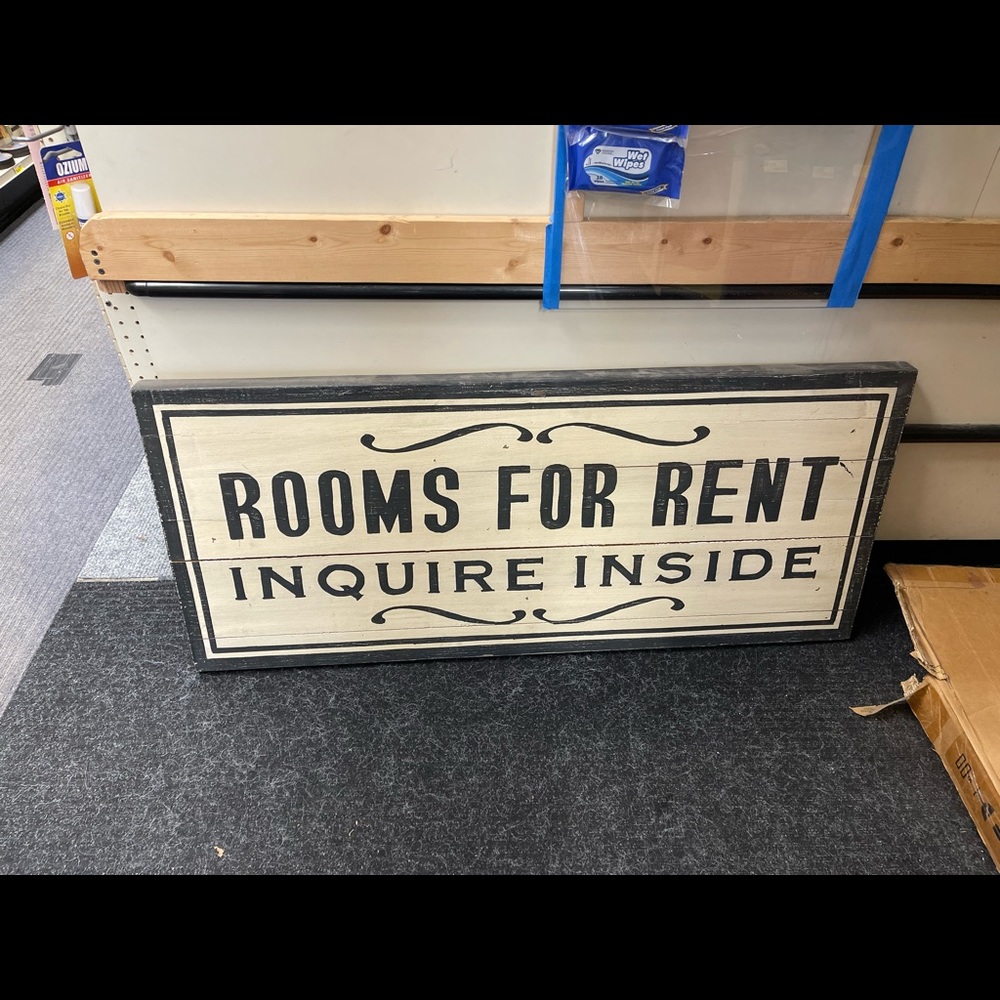 Pottery barn sign 46x20